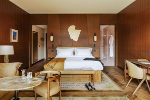 Junior Suite Family Terrasse Vue Jardin | Sábanas de algodón egipcio y ropa de cama de alta calidad