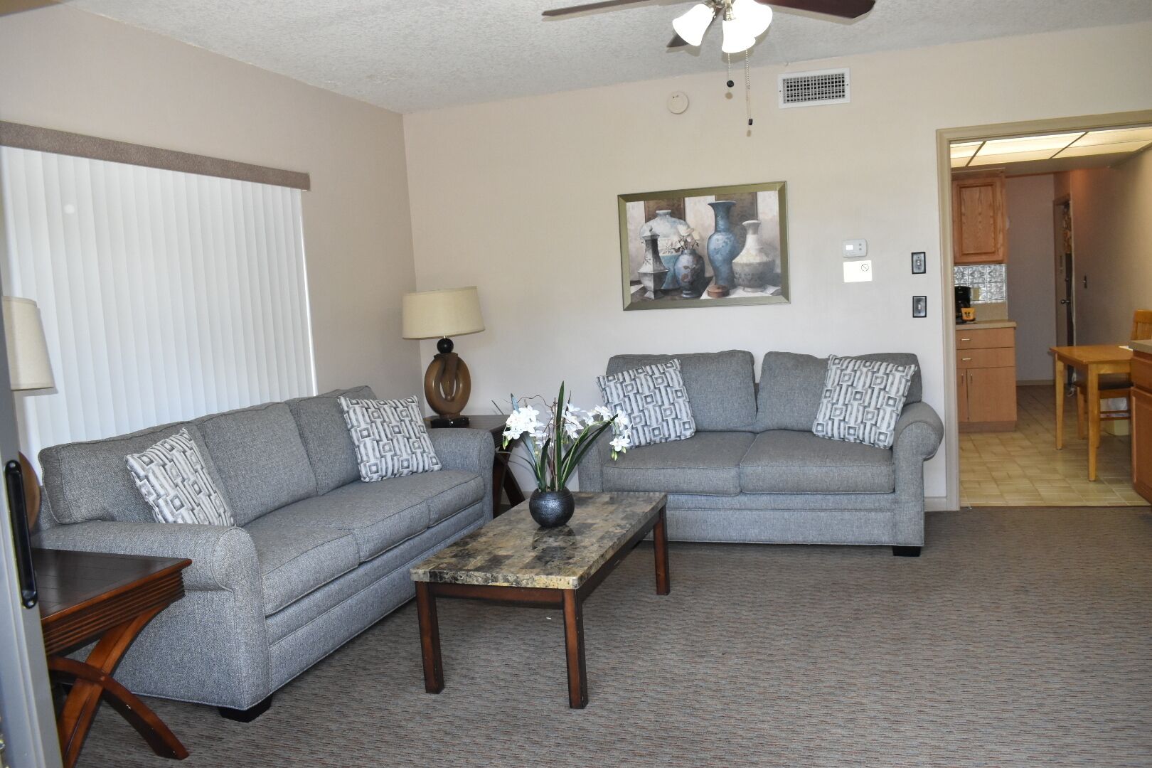 signature suite, partial ocean view | living area