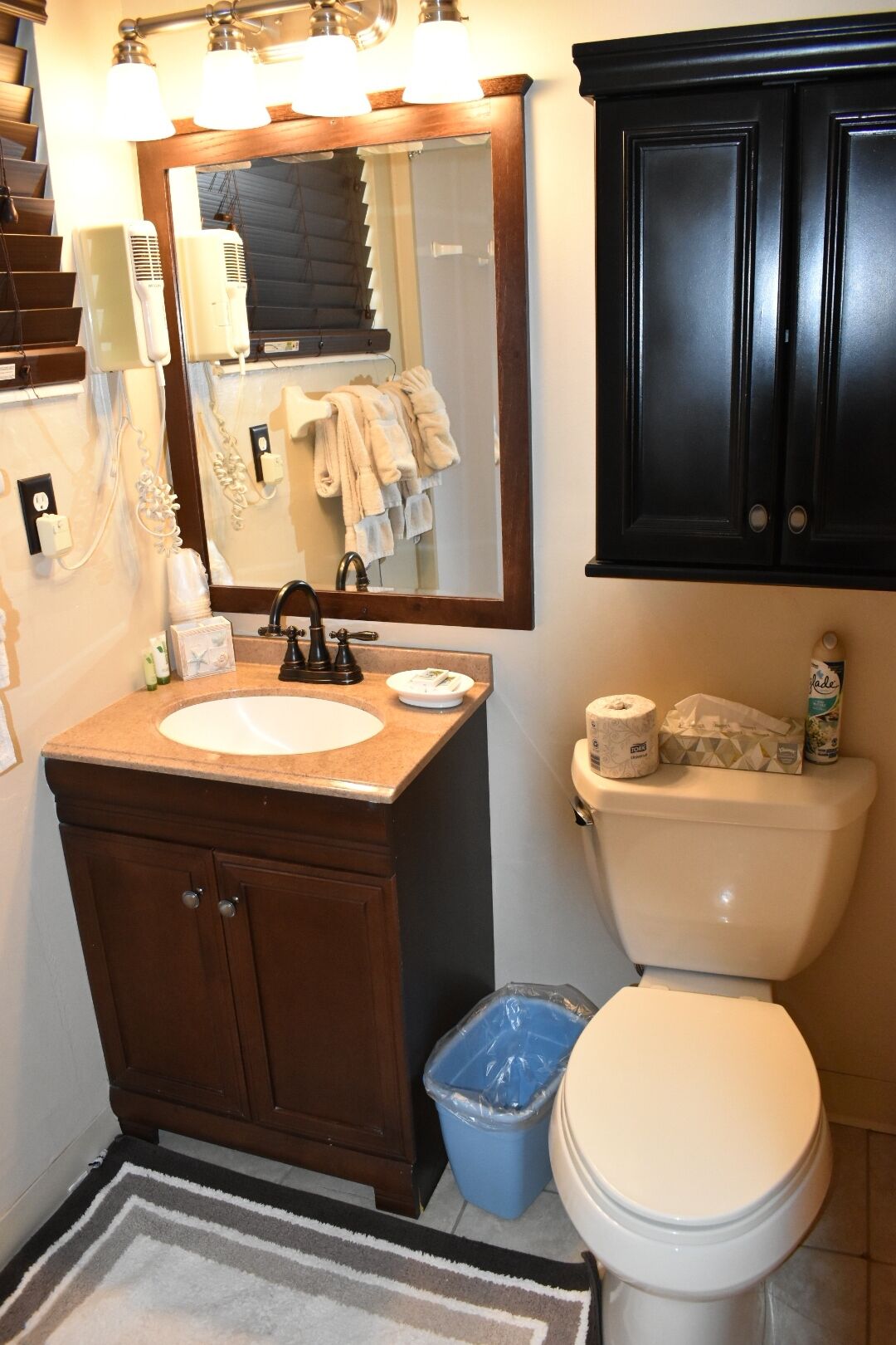superior studio, balcony, ocean view | bathroom | rainfall showerhead, hair dryer, towels, soap