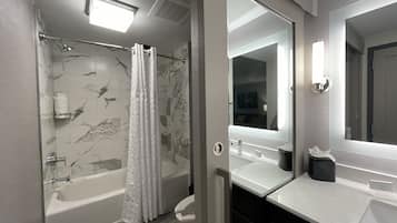 Free toiletries, hair dryer, towels, soap