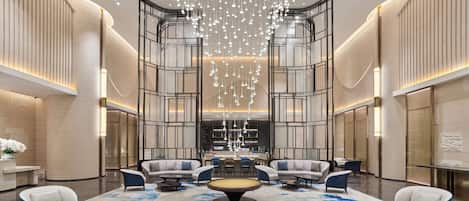 Sala de estar en el lobby