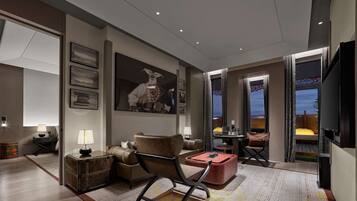 50-inch LCD TV with cable channels, TV