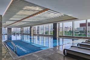 Indoor pool, outdoor pool