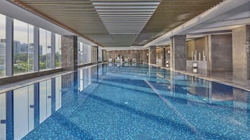 Indoor pool, outdoor pool