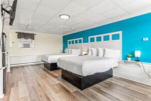 Superior Room, 2 Queen Beds, Kitchenette | Desk, free WiFi, bed sheets