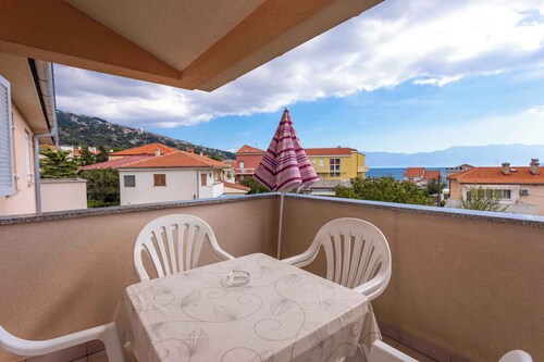 Ferienwohnung in Zentrumsnähe und direkt am Meer
