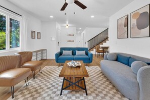 TV, table football, books, offices