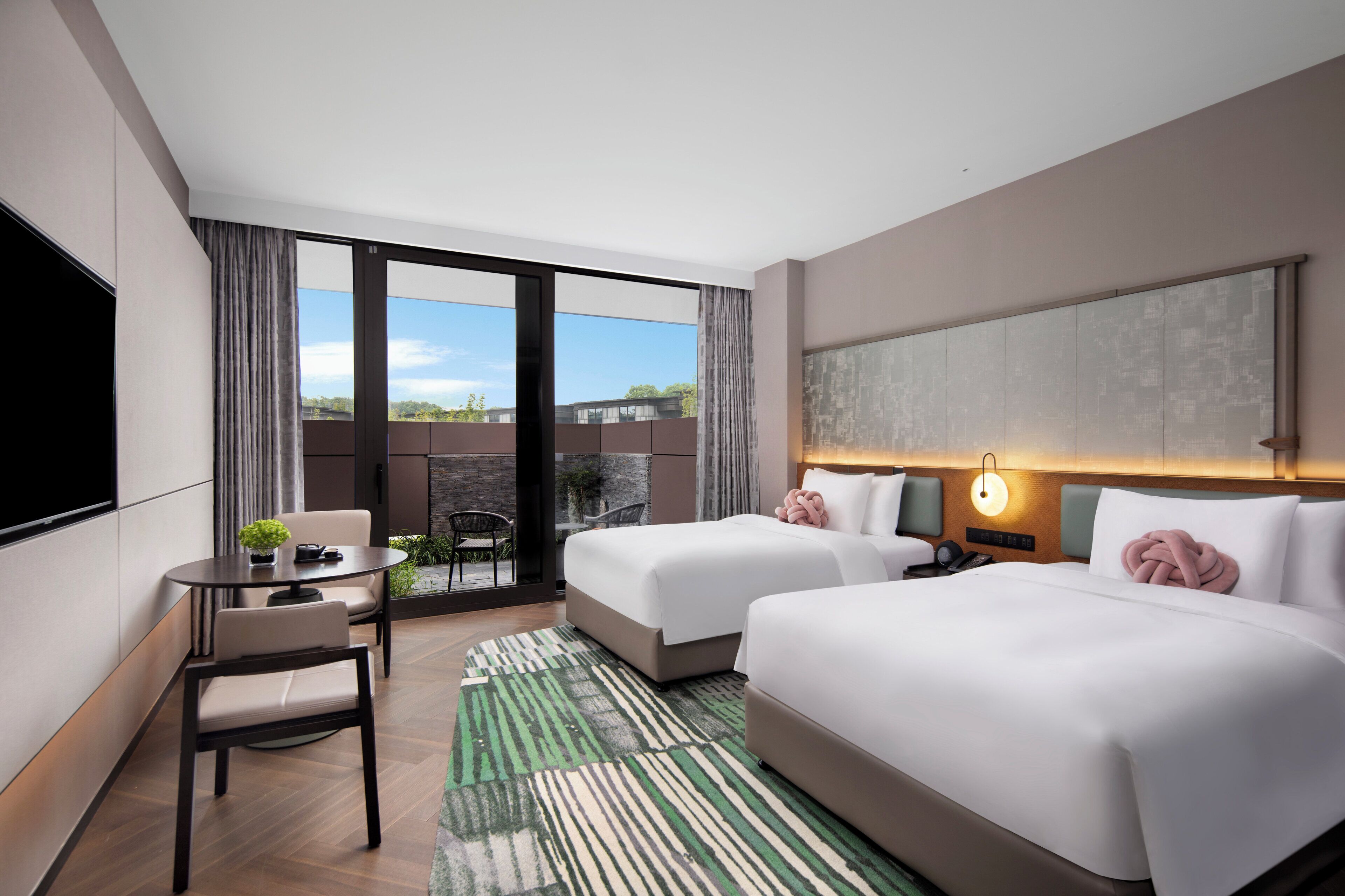 Standard Room, 2 Single Beds, Garden View