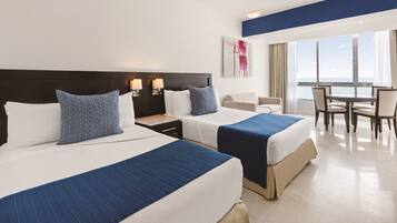 Iron/ironing board, bed sheets