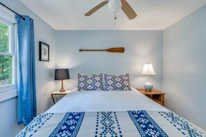 2 habitaciones, cuna de viaje, wifi gratis y ropa de cama 