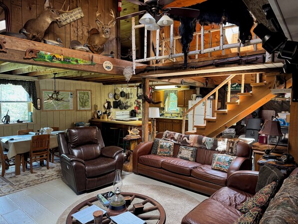 TV, fireplace - Vacation Property off the grid. No cell service, internet, satellite/ cable tv (Renovo)
