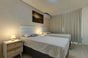 2 quartos, Wi-Fi de cortesia, roupa de cama