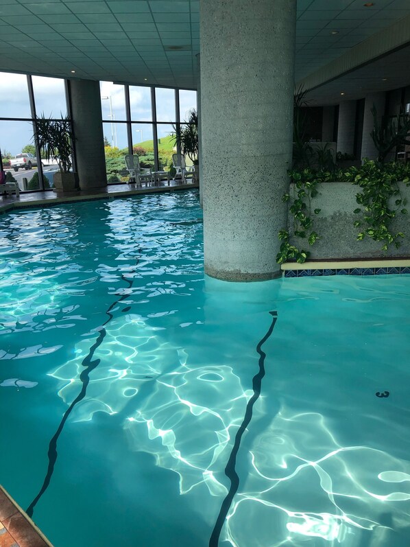 Indoor pool, a heated pool