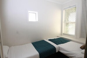 3 bedrooms, iron/ironing board, travel cot, bed sheets