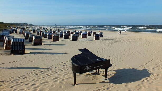 Nær stranden