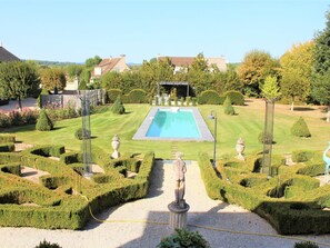 Pool - Charming 19th-century townhouse with garden in Dordogne (Pazayac)