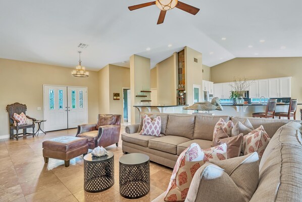 Televisión, chimenea