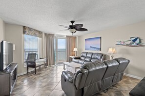 TV, DVD player, books