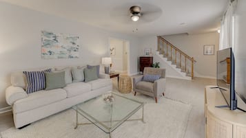 Smart TV, fireplace, offices