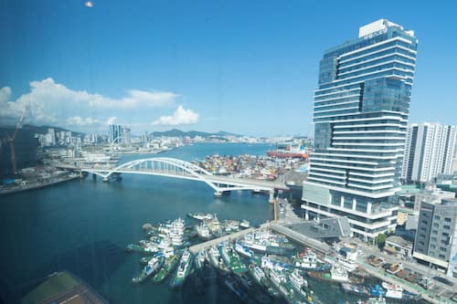 Business Twin Room, Harbor View - If parking is full, please follow hotel staff guidance | View from room