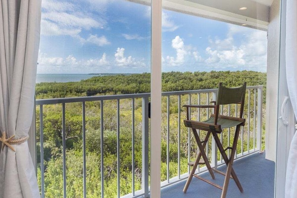 Balcony off Living Room with Ocean View