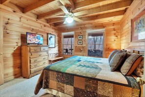 2 bedrooms, free WiFi, bed sheets - CEDAR KNOB - 2 bdrm/2 bath, screened patio, wood fireplace (Townsend)