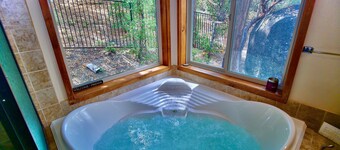 Mountain View: Gorgeous Views, AC, Jacuzzi bathtub!