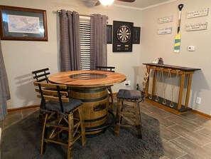 Gentlemen's Jack 48" Dining Room Table and Darboard area.  Great area!