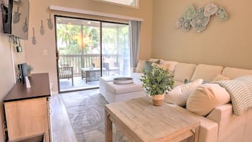 Smart TV, foosball, books, printers