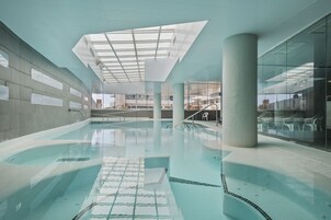 Sauna, steam room, mud baths, hot stone massages, massages