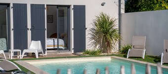 VILLA classée 4 étoiles de 175 m2 à 500 m de la plage de NAUZAN