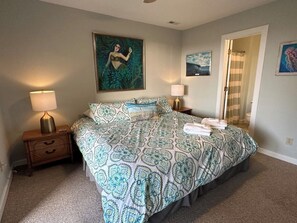 2 bedrooms, iron/ironing board, travel crib, free WiFi