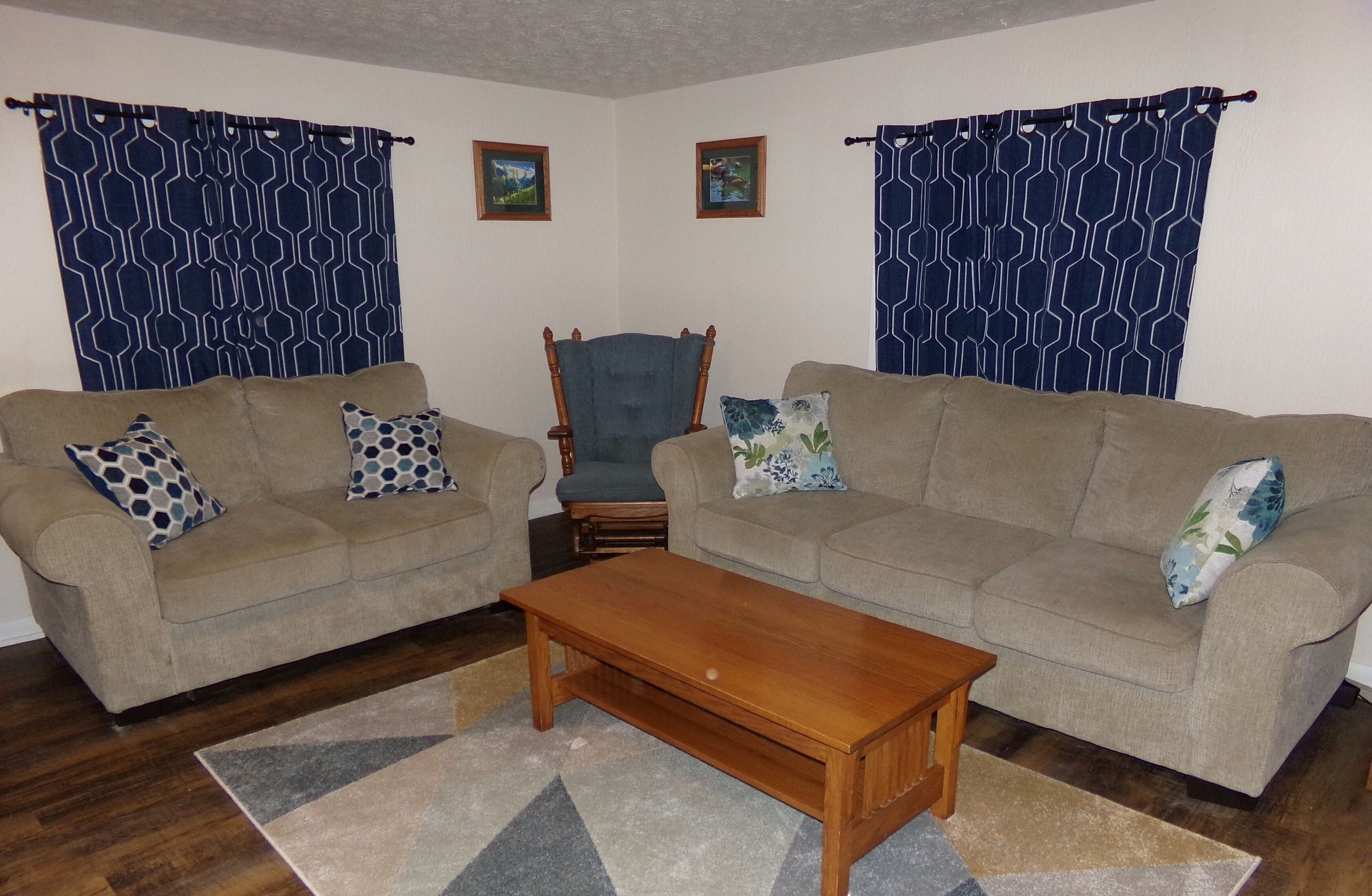 Smart TV, fireplace, video games, books