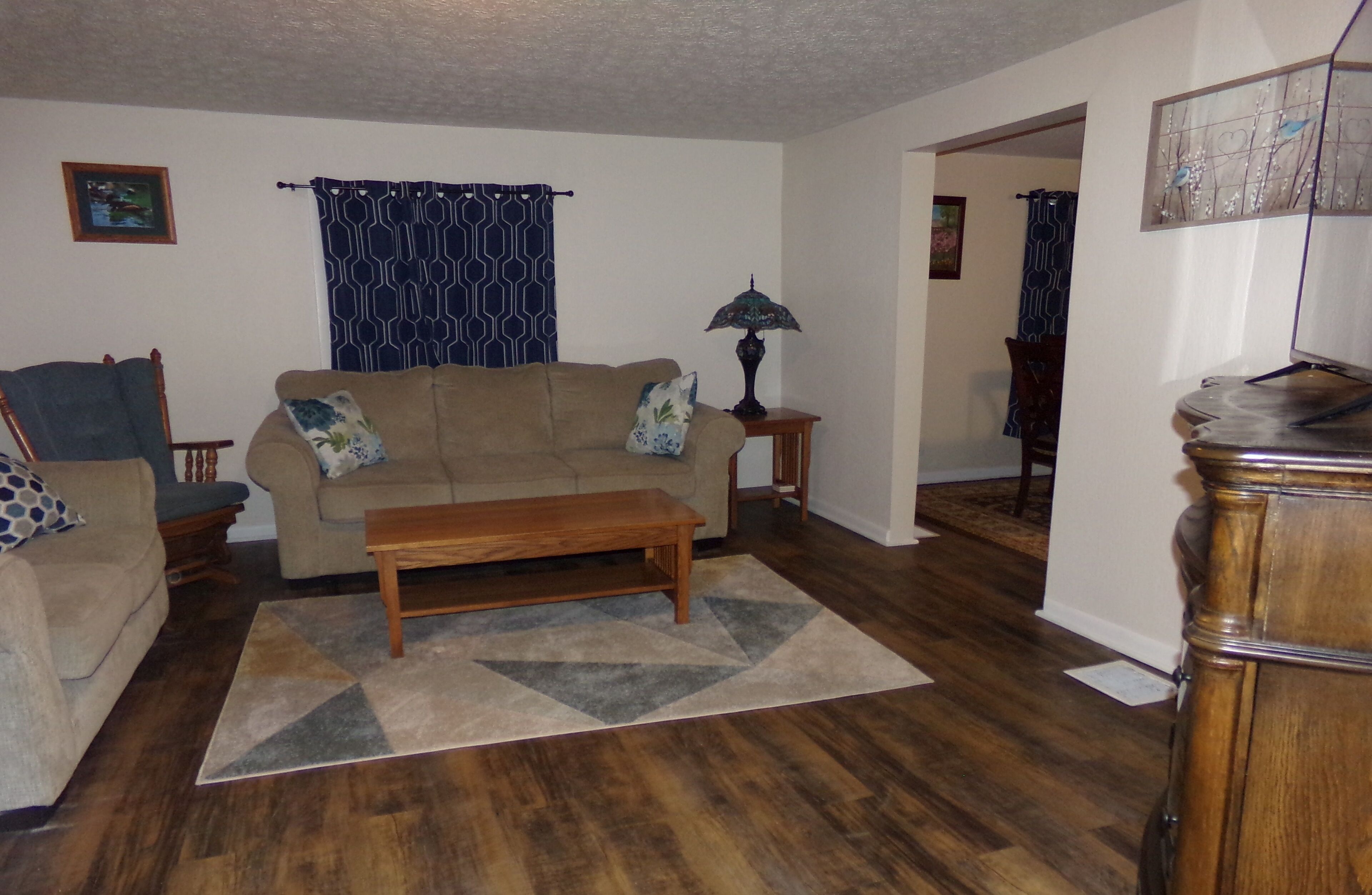 Smart TV, fireplace, video games, books