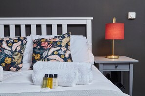 Desk, iron/ironing board, free WiFi, bed sheets