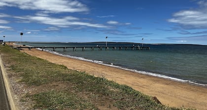 Beautiful private home overlooking the stunning Boston Bay and Port Lincoln.