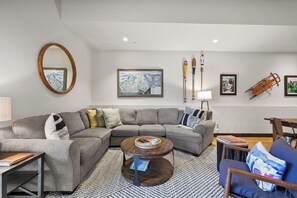 Smart TV, DVD player, books, streaming services