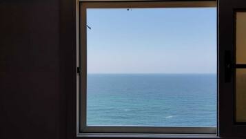 Luxury Apartment | Living area | 49-inch Smart TV with satellite channels, TV