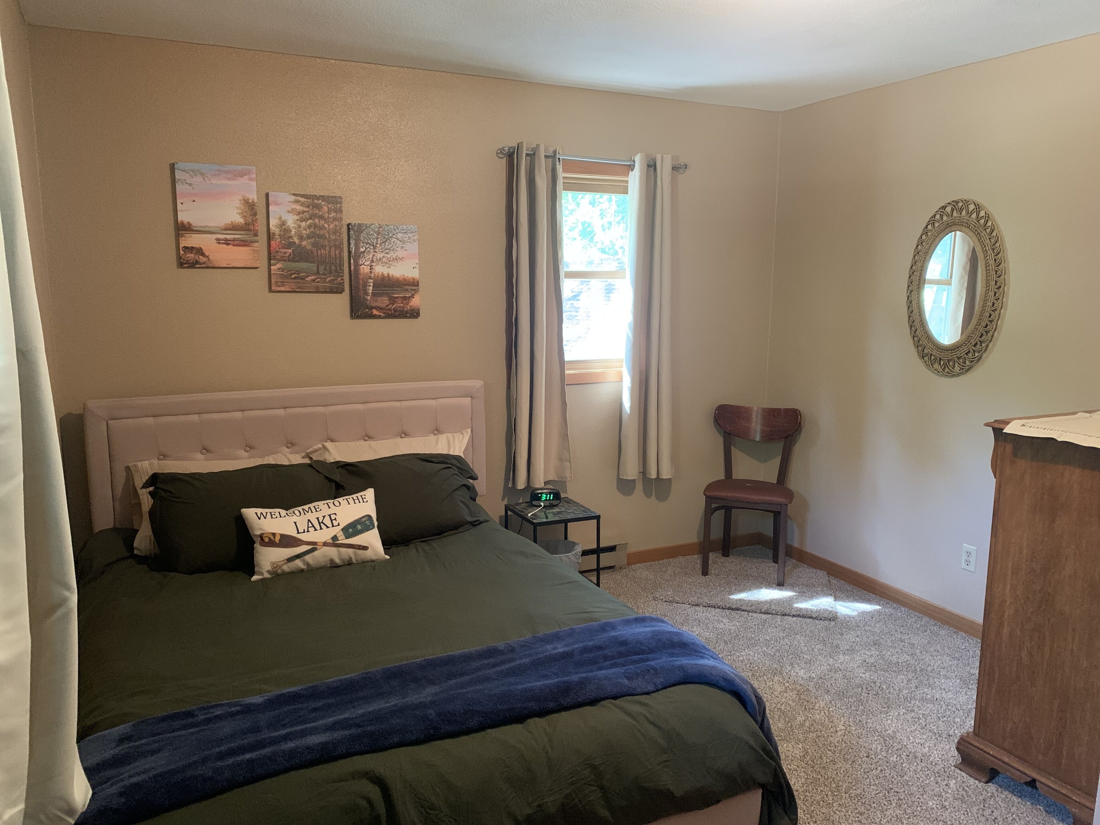 3 habitaciones, tabla de planchar con plancha y wifi gratis 