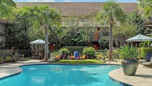 Pool - Royal Retreat | 2BR • 5 Min Walk to Galleria (Houston)
