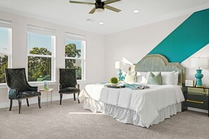 3 bedrooms, desk, iron/ironing board, free WiFi