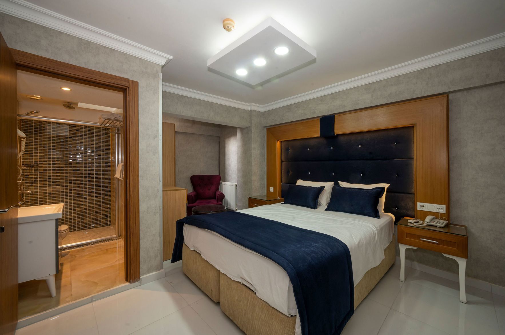 Premium bedding, free WiFi, bed sheets
