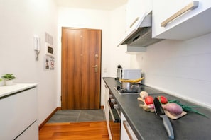 Standard Studio (Moonlight - 150m from the lake) | Private kitchen | Fridge, oven, stovetop, dishwasher - Moonlight - 150m From the Lake (Lugano)