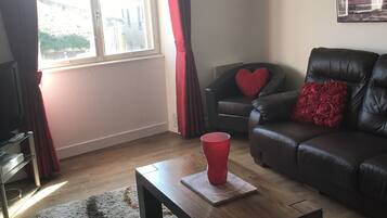 DVD player, video library