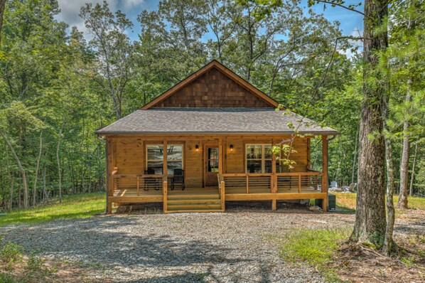 House, 2 Bedrooms | Exterior - Golden Hour by Escape to Blue Ridge (Morganton)