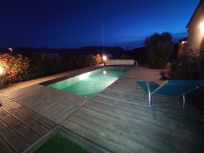 Außenpool, beheizter Pool