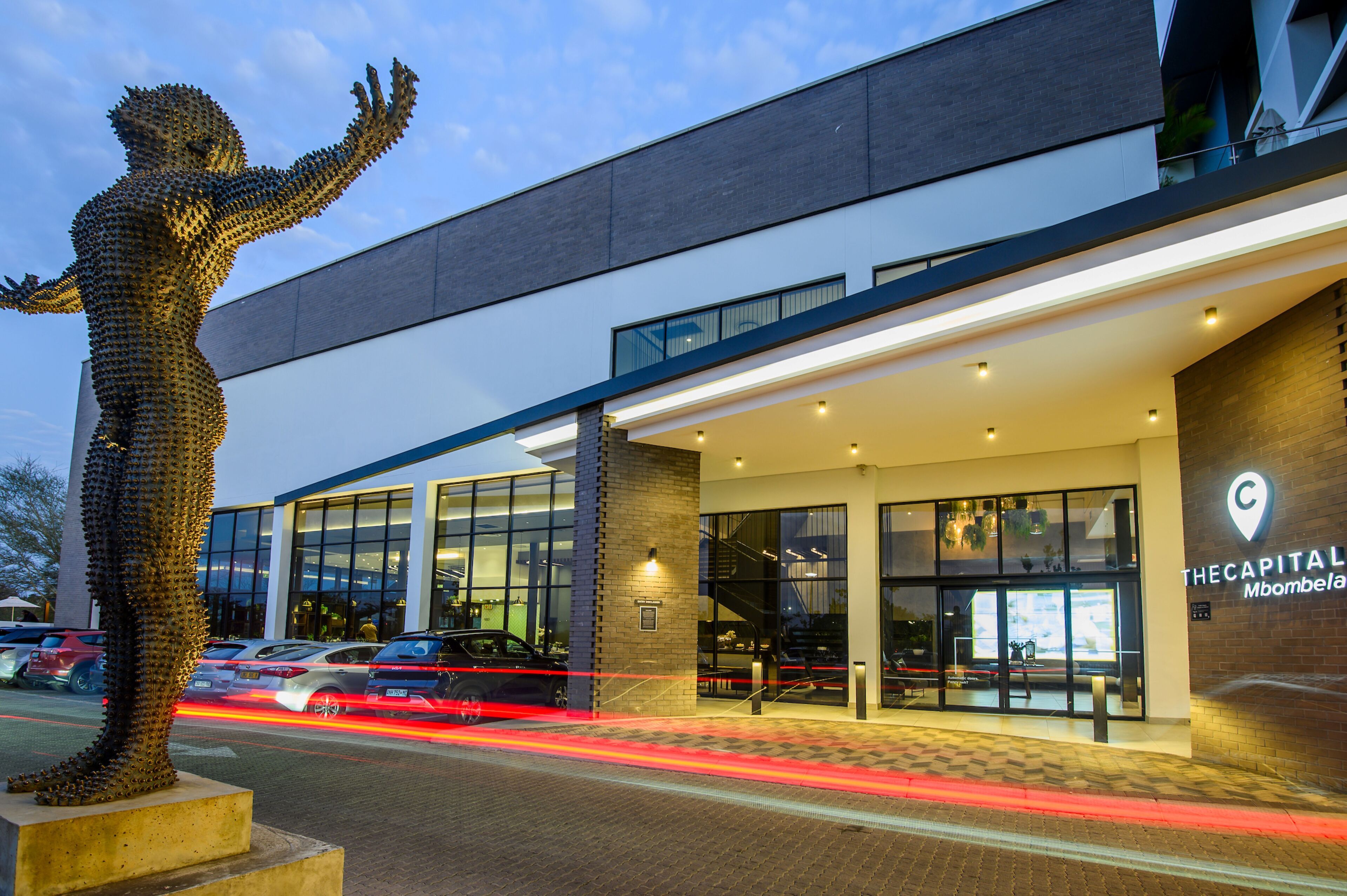 Entrée de l’hébergement