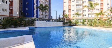 Indoor pool, outdoor pool