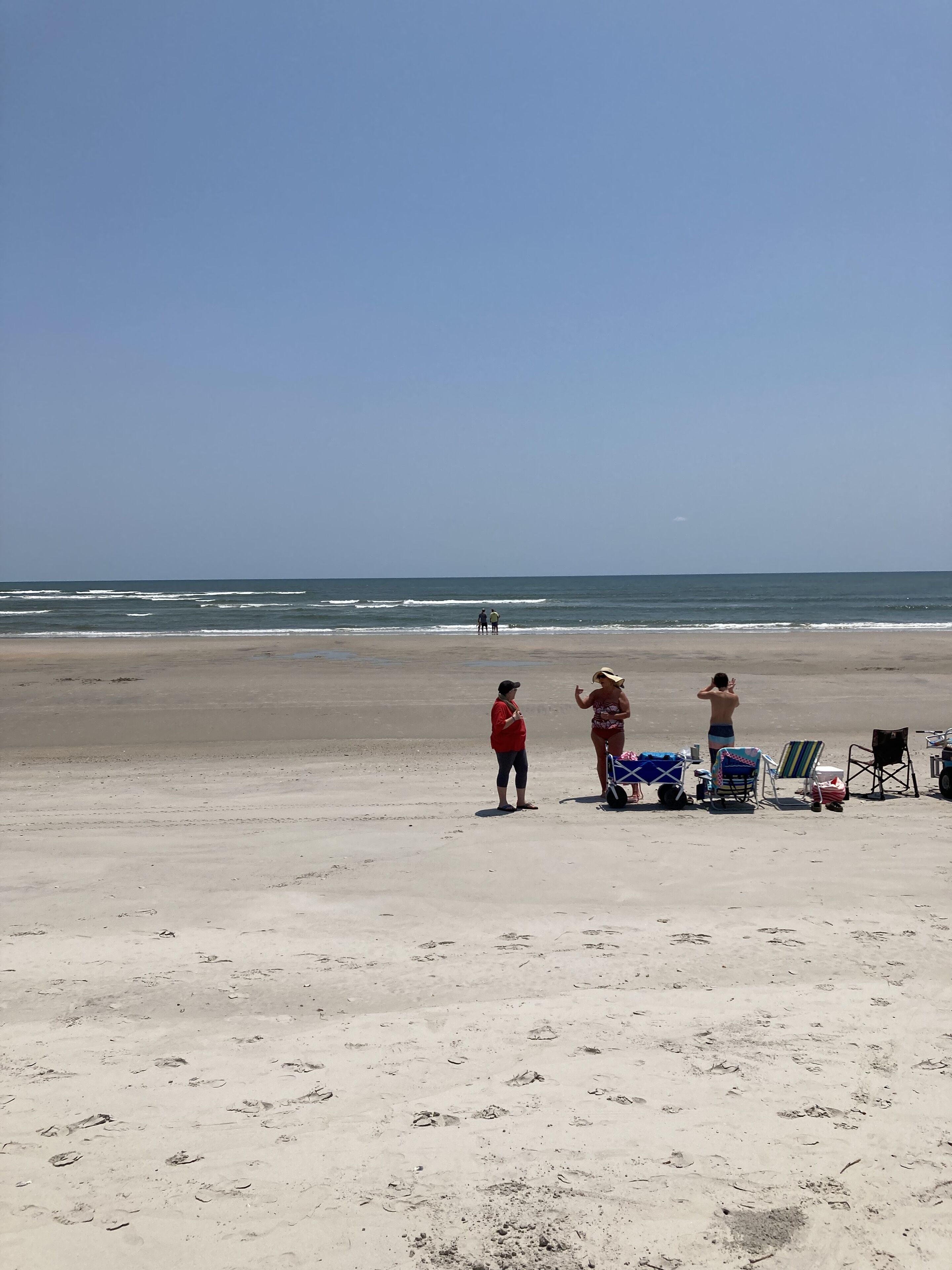 Beach nearby, sun loungers