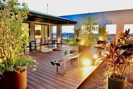 Terrace/patio. LA Hotel Votuporanga
